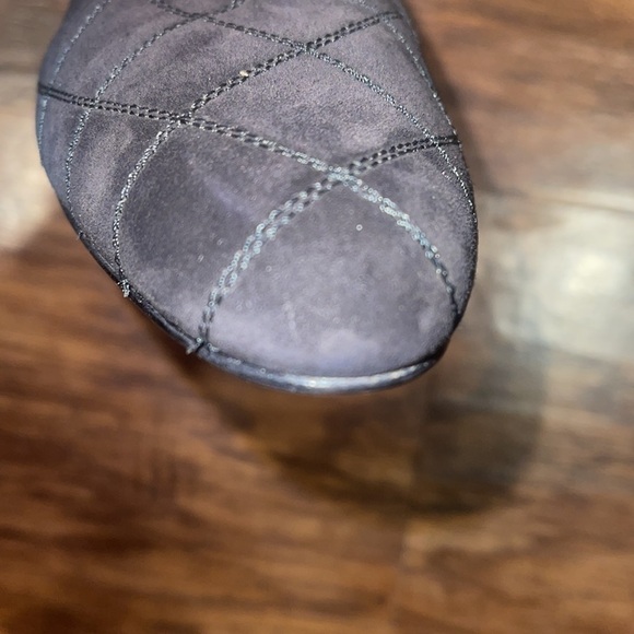 Salvatore ferragamo designer luxury suede quilted heeled loafers flats shoes 9 - Picture 11 of 16